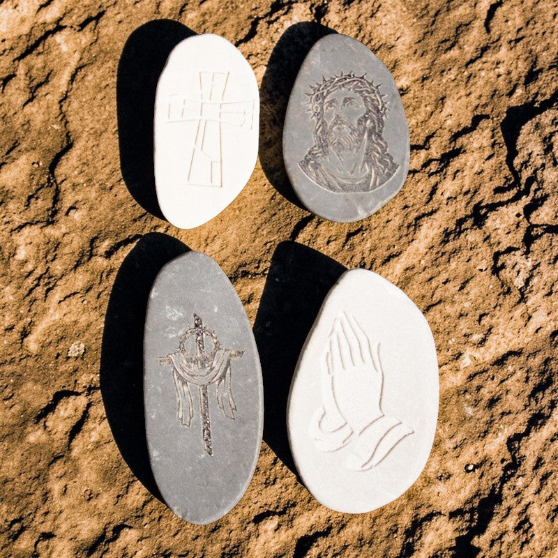 Christian Engraved Stone River Rocks