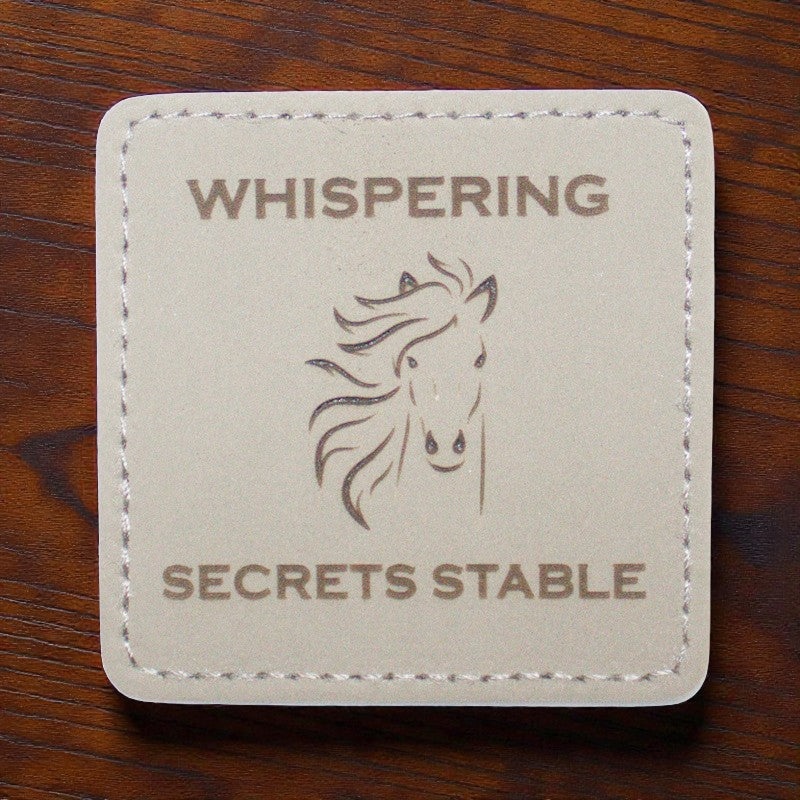 Customizable Leatherette Iron-On Patches