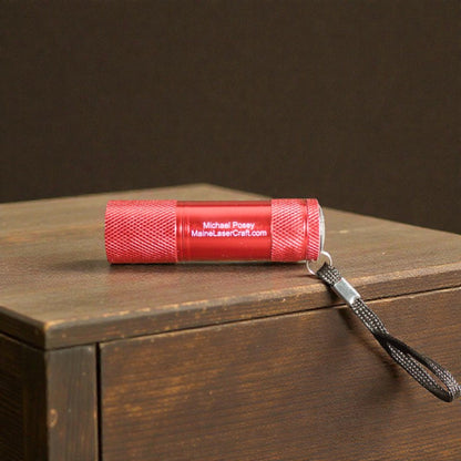 Engraved Text Mini LED Flashlights
