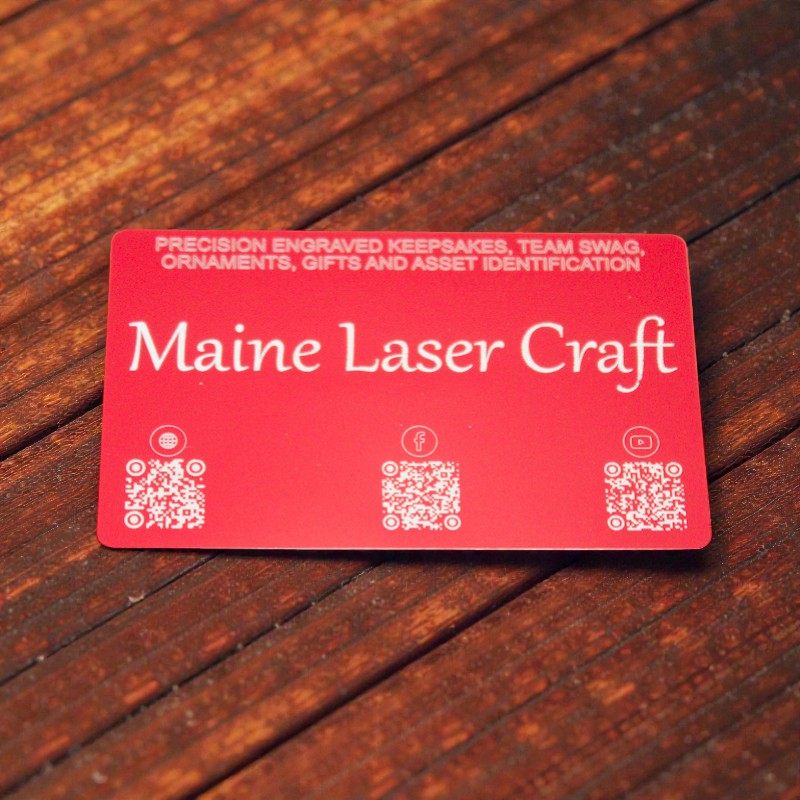 Flexible Aluminum Business Cards