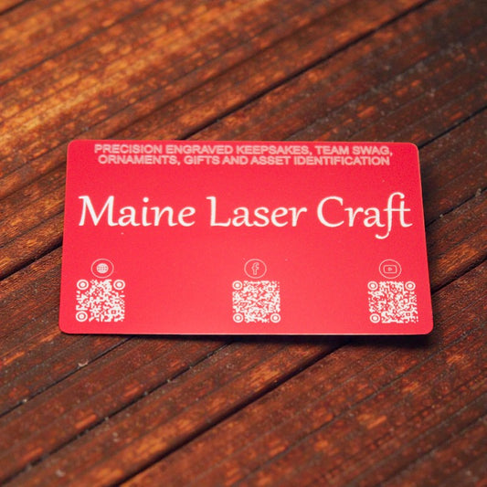 Flexible Aluminum Business Cards