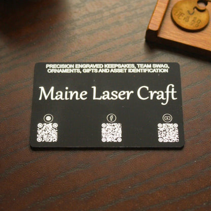 Flexible Aluminum Business Cards
