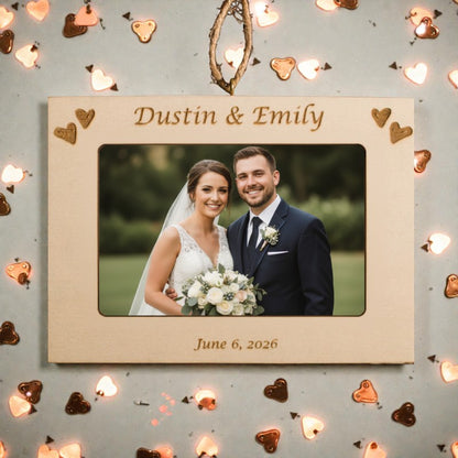 Customized Wood Photo Frame Ornament