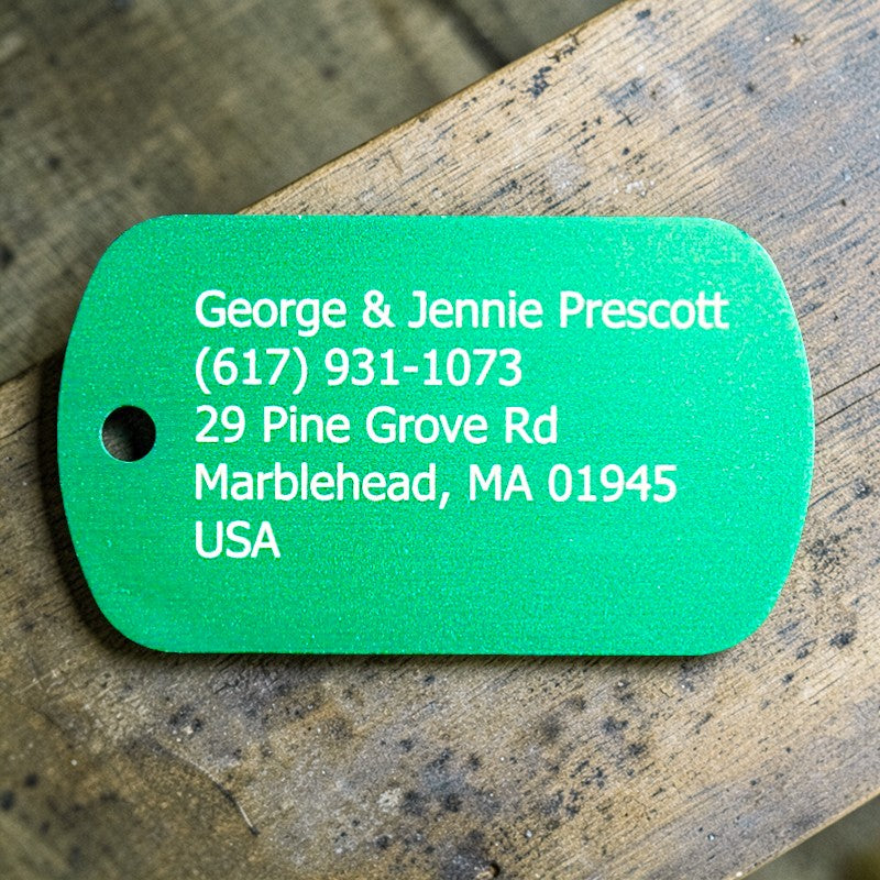 Customized ID Dog Tags