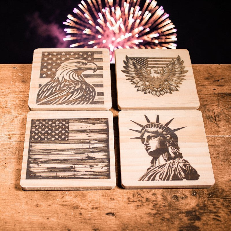Natural Wood Coasters