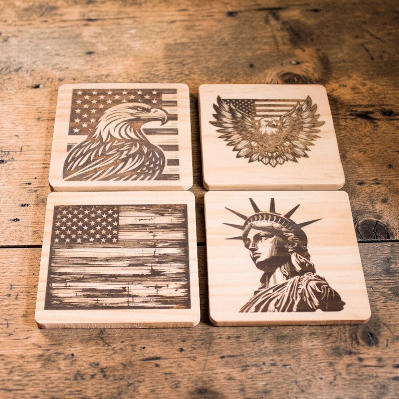 Natural Wood Coasters