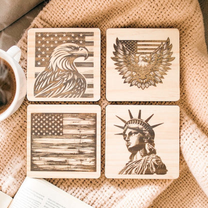 Natural Wood Coasters