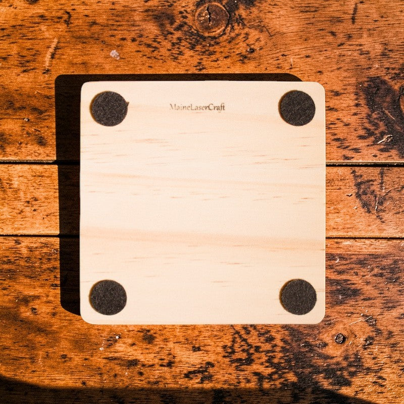 Natural Wood Coasters