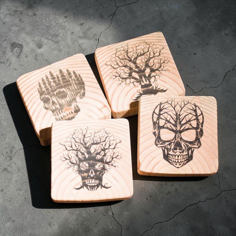 Rough Saw Cut Lumber Wood Coasters