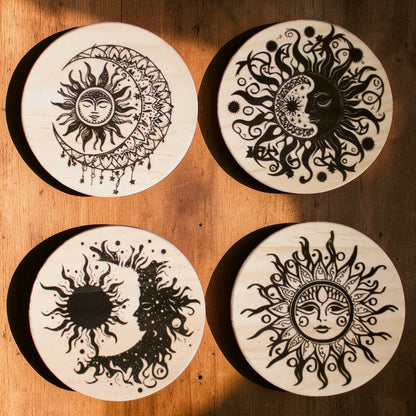 Natural Wood Coasters